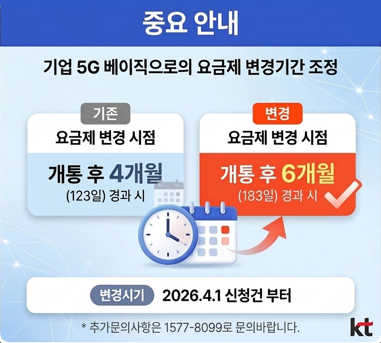 기업5G베이직 요금제변경건 .jpg